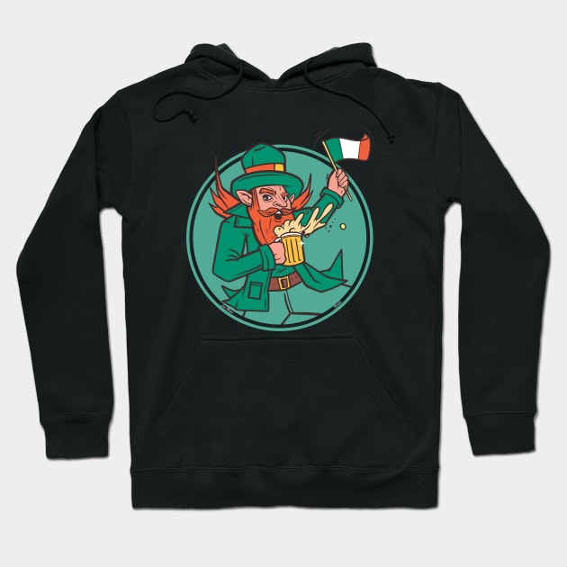 Leprechaun Hoodie by Lees Tees